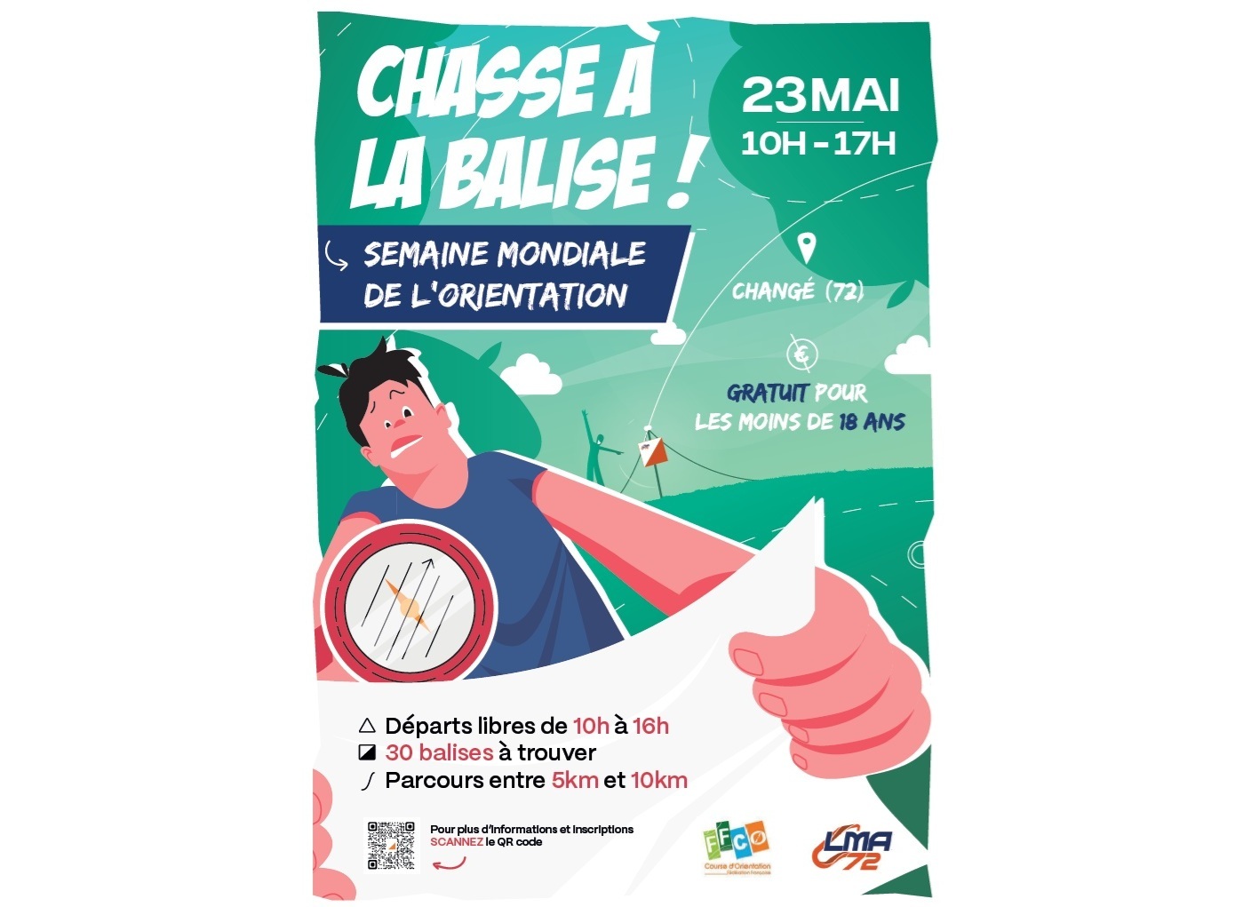 Semaine Mondiale de l'Orientation : Marche & Course d'Orientation