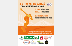 5 et 10 km de Sargé lès le Mans