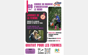 Journée Internationale de la Femme : Marche &amp; Course d'Orientation
